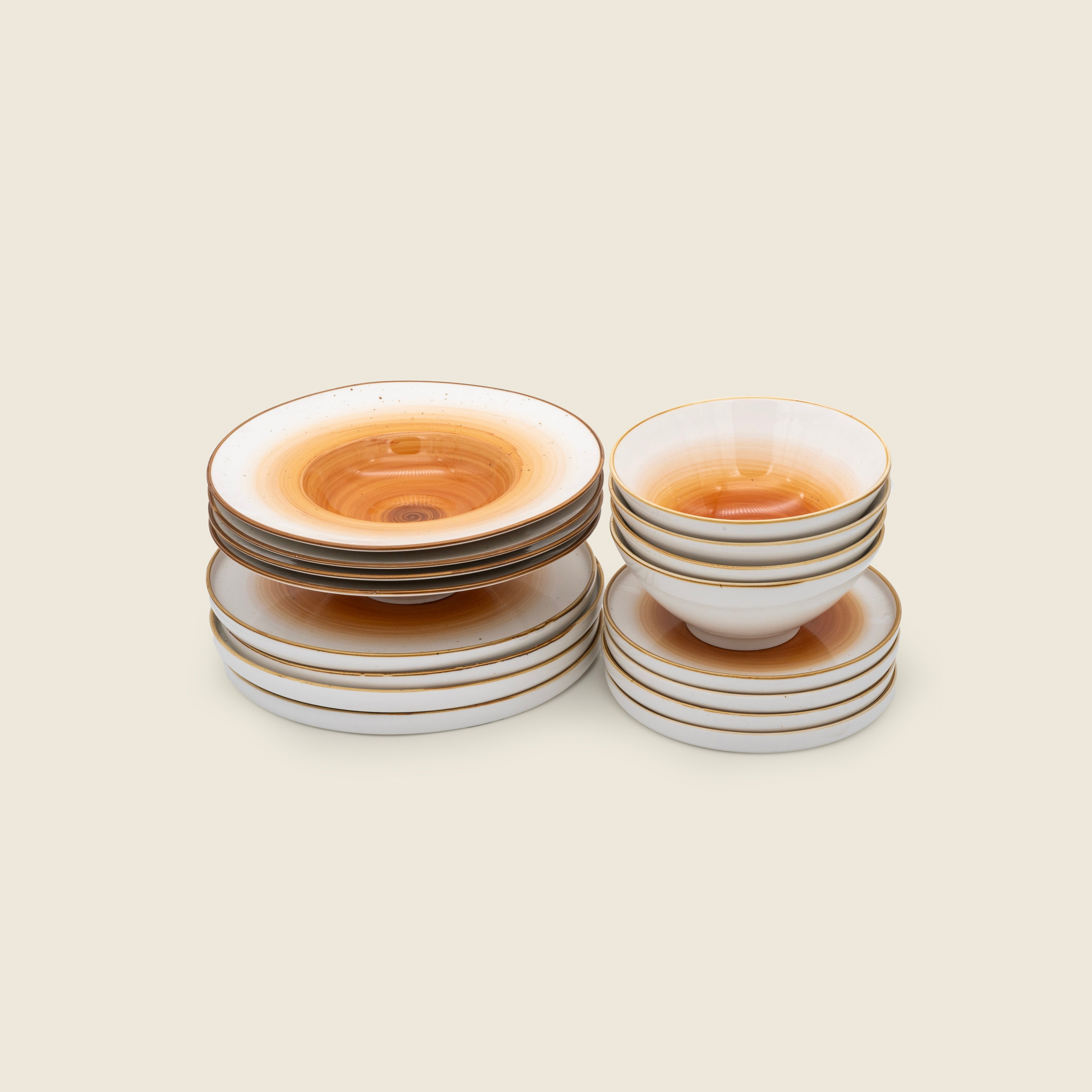 Sol - 16-teiliges Gourmet Set Modern - Orange