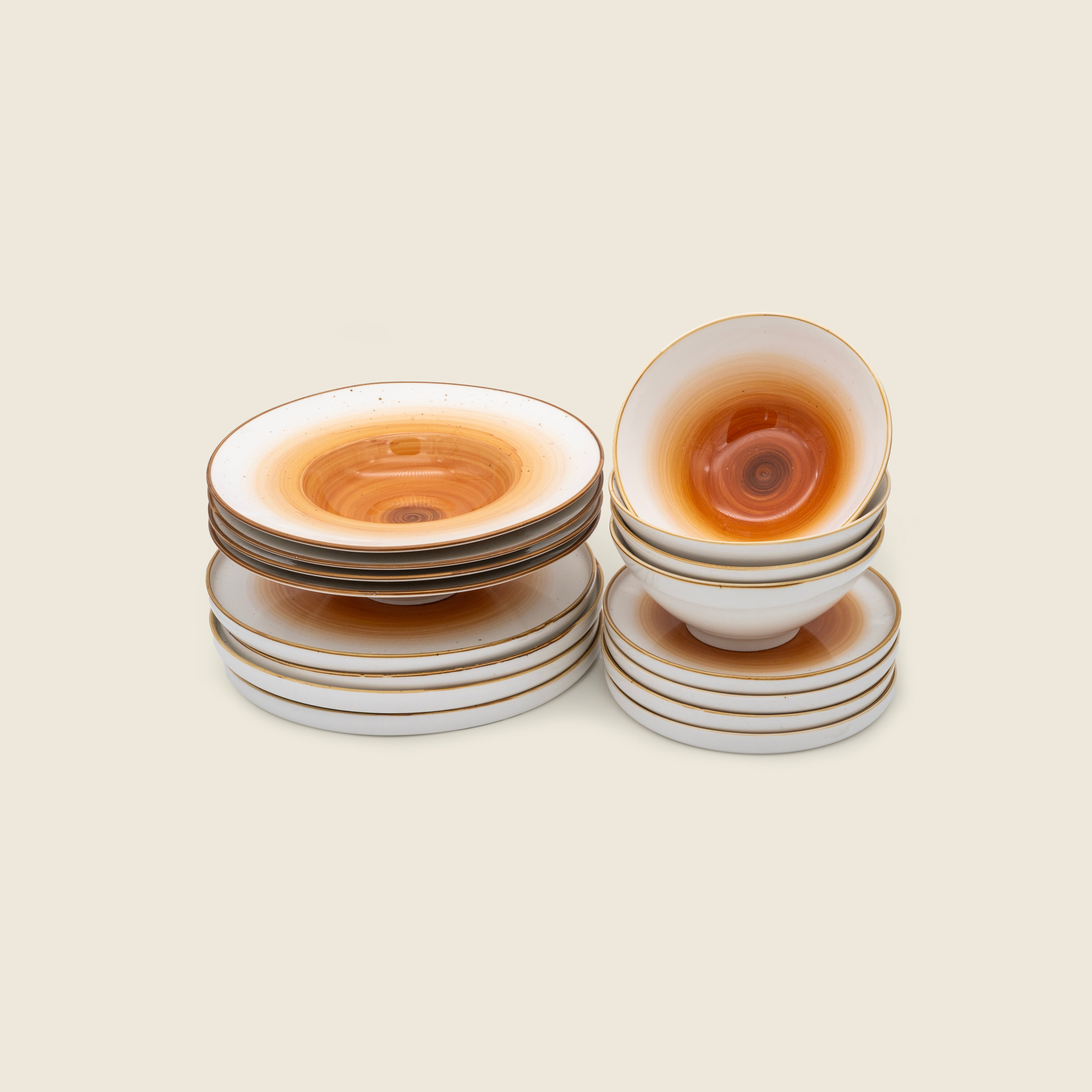 Sol - 16-teiliges Gourmet Set Modern - Orange