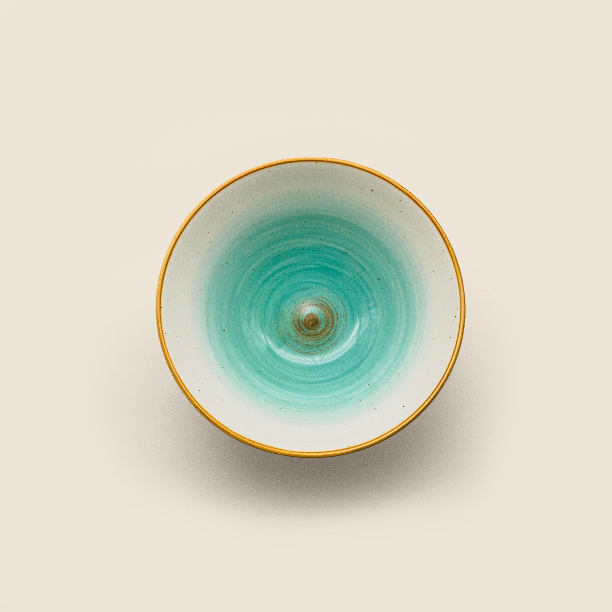 Bowl (17 cm) - Türkis - ceramiio