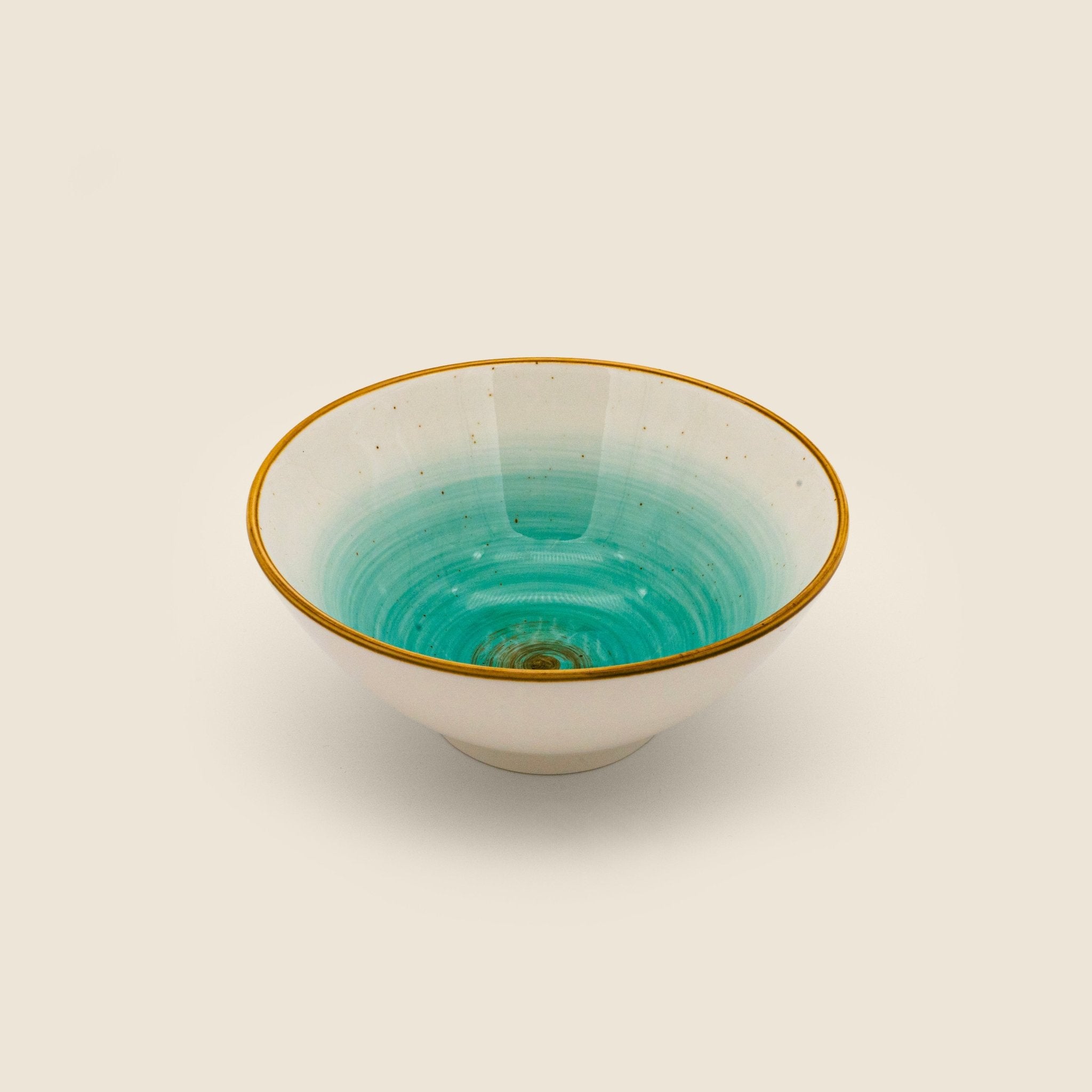 Bowl (17 cm) - Türkis - ceramiio